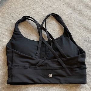 lululemon athletica Cross-Back Black Sports Bra